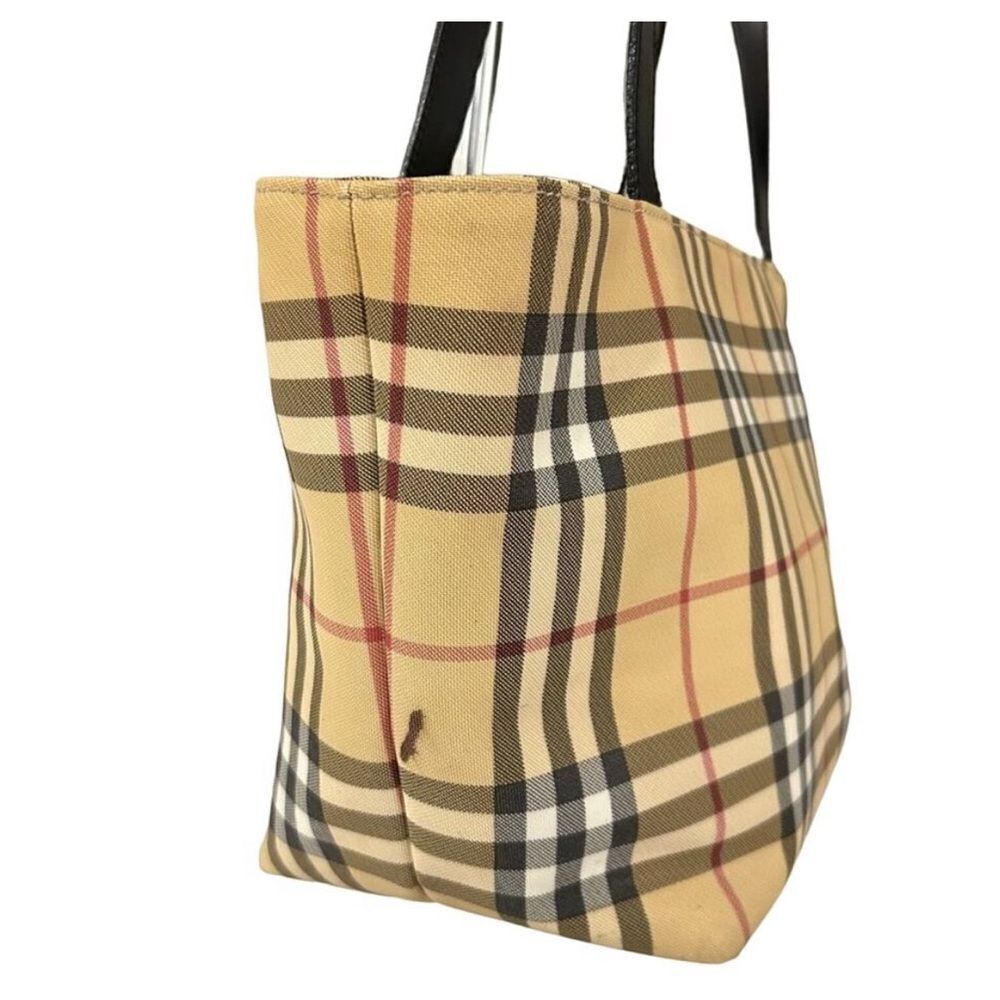 Burberry Vintage Shoulder Bag nova check pattern Double straps Zip closure - Picture 6 of 11